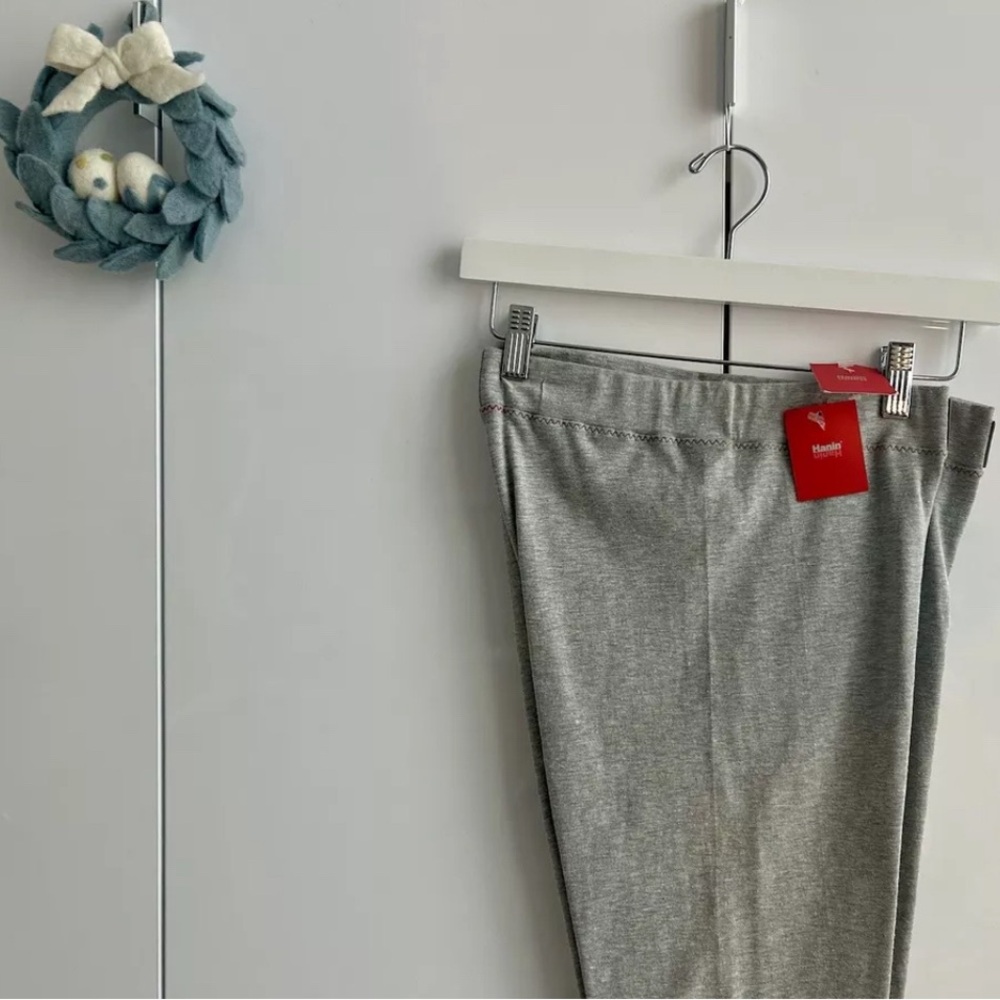 HANIN Cotton Leggings Gray Large Yoga NWT Ref No. 447